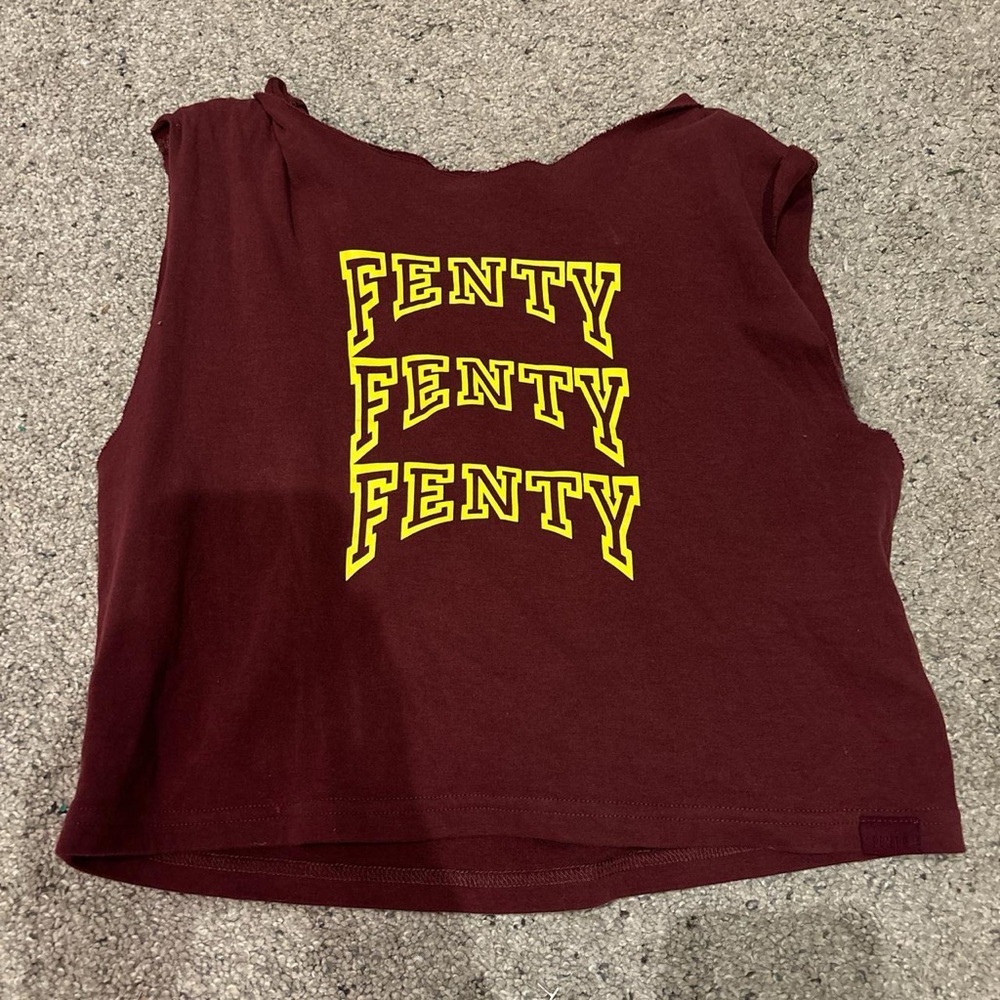 Puma by Rihanna Maroon Top